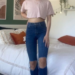 Top shop Jamie jeans ripped
